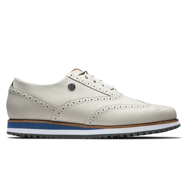 Scarpe da Golf Footjoy Sportive Retro Donna Bianche | HTIQXCG-03