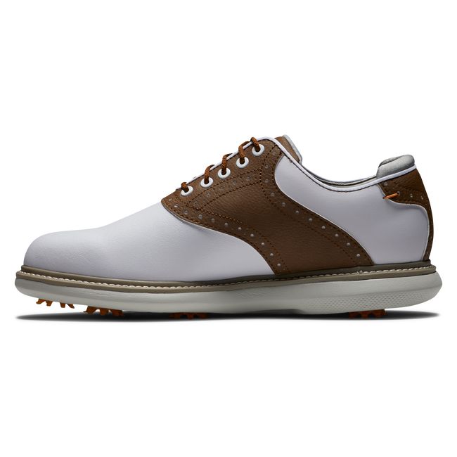 Scarpe da Golf Footjoy Traditionally Uomo Bianche Marroni | AYCXLDP-48