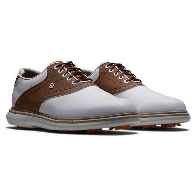 Scarpe da Golf Footjoy Traditionally Uomo Bianche Marroni | AYCXLDP-48