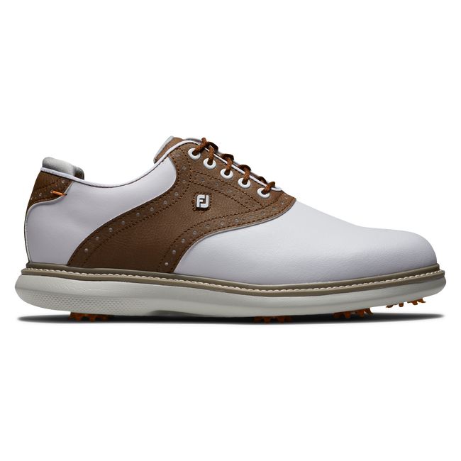 Scarpe da Golf Footjoy Traditionally Uomo Bianche Marroni | AYCXLDP-48