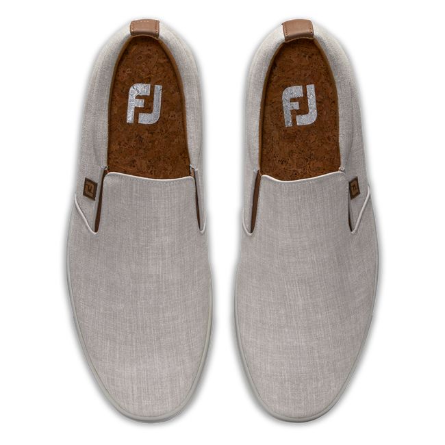 Slip On Footjoy Club Casual Uomo Bianche | KJHWXNB-73